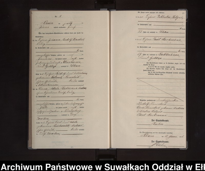 image.from.unit.number "Heirats-Neben-Register des Königlichen Preussischen Standes-Amtes Orlen Kreis Lötzen"