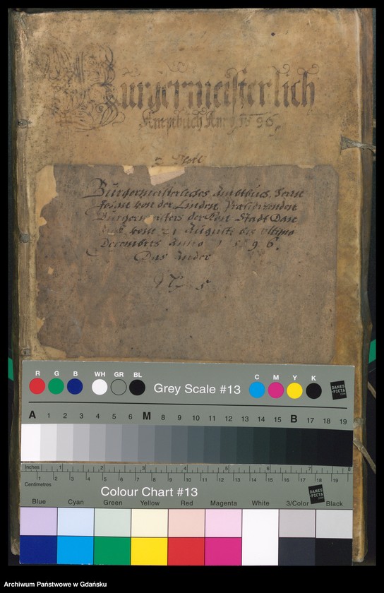 image.from.unit.number "Bürgermeisterliches Ambtbuch H. Johan von der Linden Praesidirenden Bürgermeisters […] vom [21.VIII.-31.XII.1596] Das ander No. 5 /indeks/"