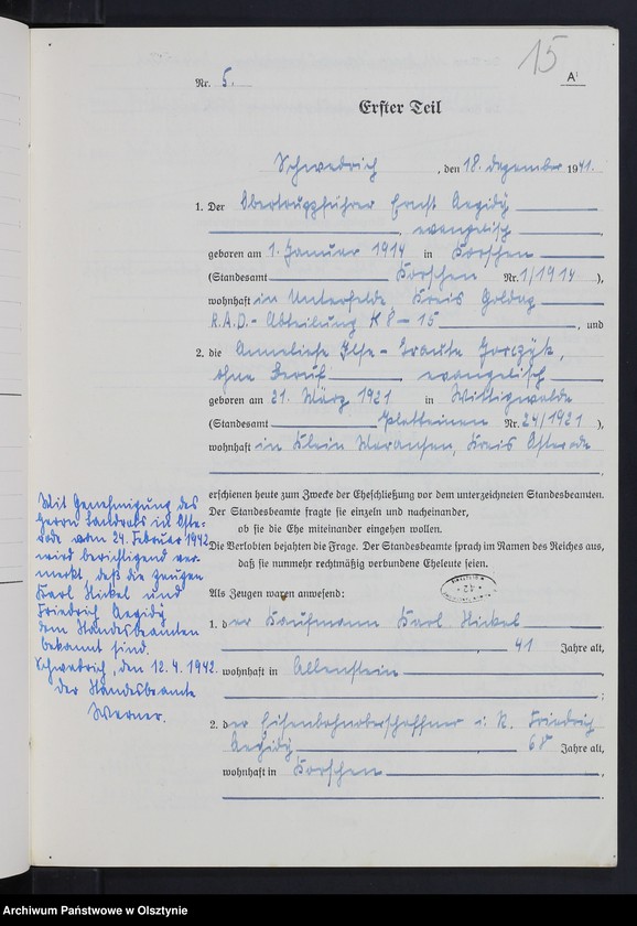 image.from.unit.number "Familienbuch/Zweitbuch/Nr 1 - 5"