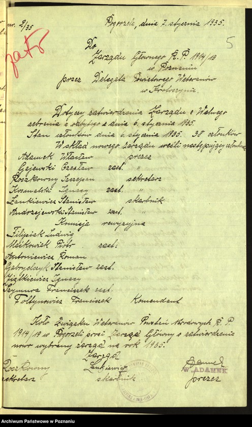 Obraz 10 z jednostki "Pogorzela, powiat Krotoszyn - akta koła."