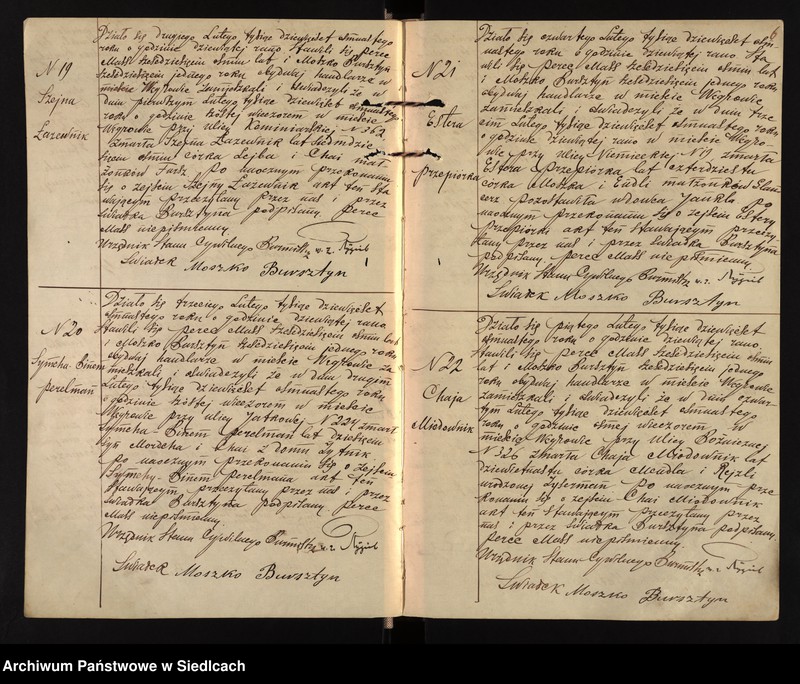 image.from.unit.number "Księga aktów zgonów wyznania mojżeszowego "