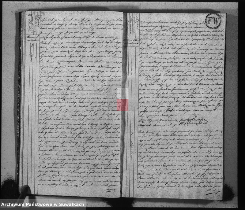 image.from.unit.number "Akta stanu cywilnego zaślubionych w gminie seyneńskiey od 1-go stycznia 1813 roku."