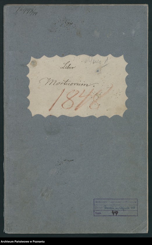 Obraz 2 z jednostki "Księga zgonów"