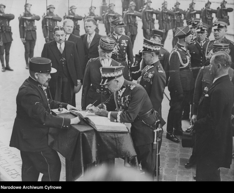 image.from.unit.number "Wizyta Generalnego Inspektora Sił Zbrojnych RP generała Edwarda Rydza-Śmigłego we Francji - pobyt w Paryżu"