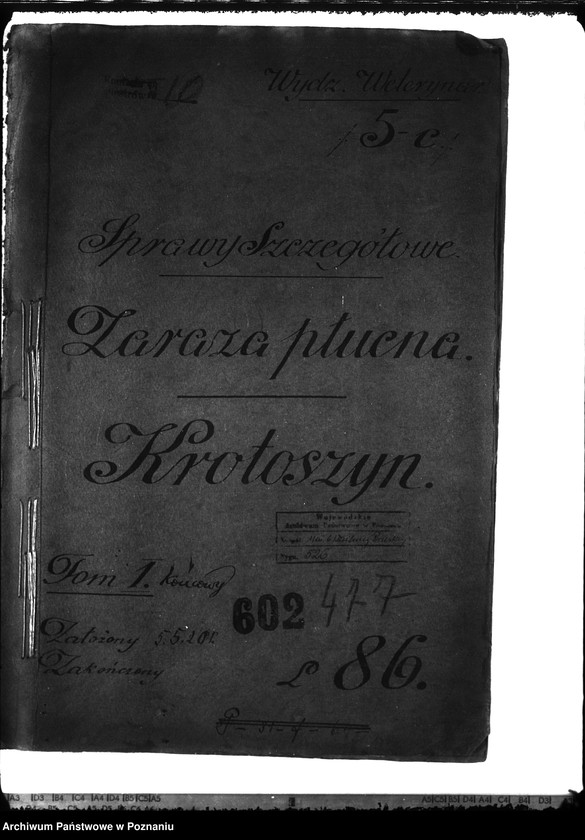 Obraz 4 z jednostki "Zaraza płucna - Krotoszyn"