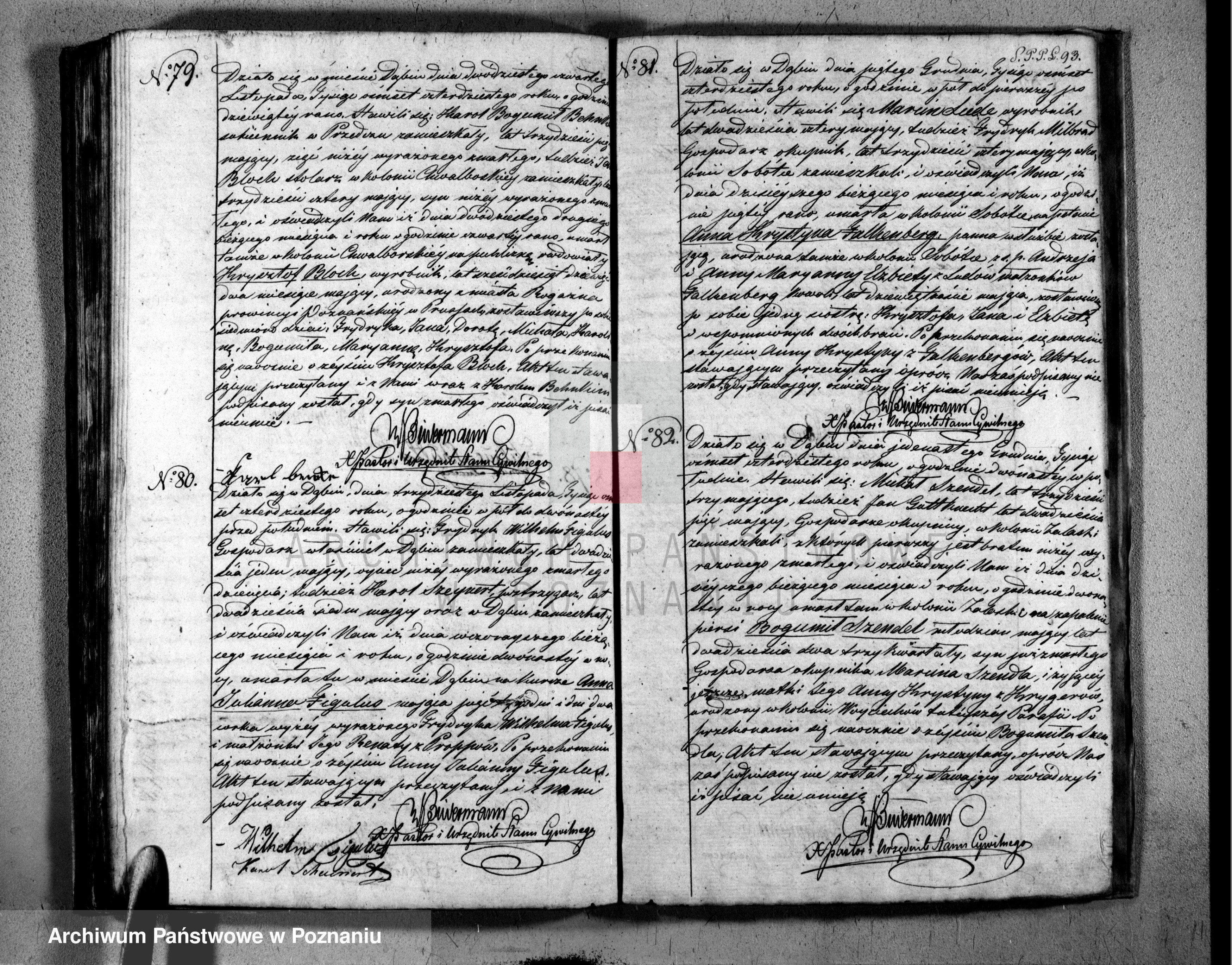 Skan z jednostki: Duplikat urodzonych, zaślubionych i zgonów