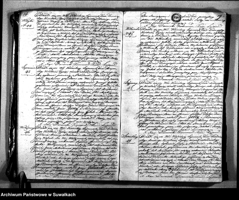 image.from.unit.number "Księga Duplikat Parafij Leypuny o Urodzonych, Zaślubionych i Umarłych w Roku 1843"