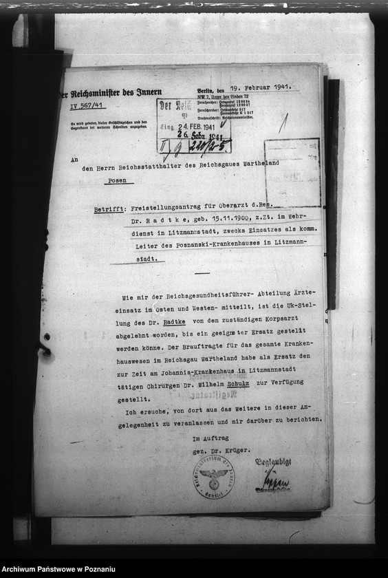 Obraz 5 z jednostki "Notdienstverpflichtung der Ärzte"