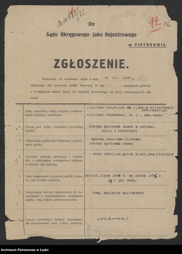 Obraz 18 z jednostki "Mordka Szulc, Michał Łaznowski- drobna sprzedaż desek w tartaku"