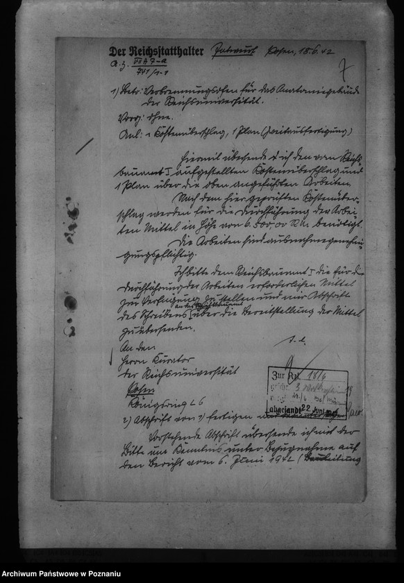 Obraz 11 z jednostki "Bauten für die Reichsuniversität Posen"