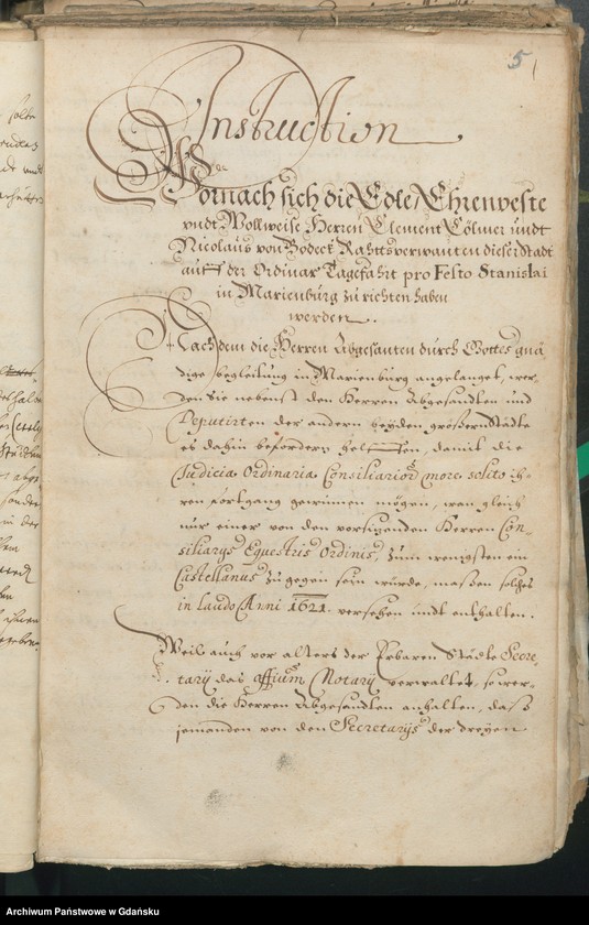 image.from.unit.number "Recesy Stanów, między innymi sejm w Warszawie 25 X - 10 XII 1646"