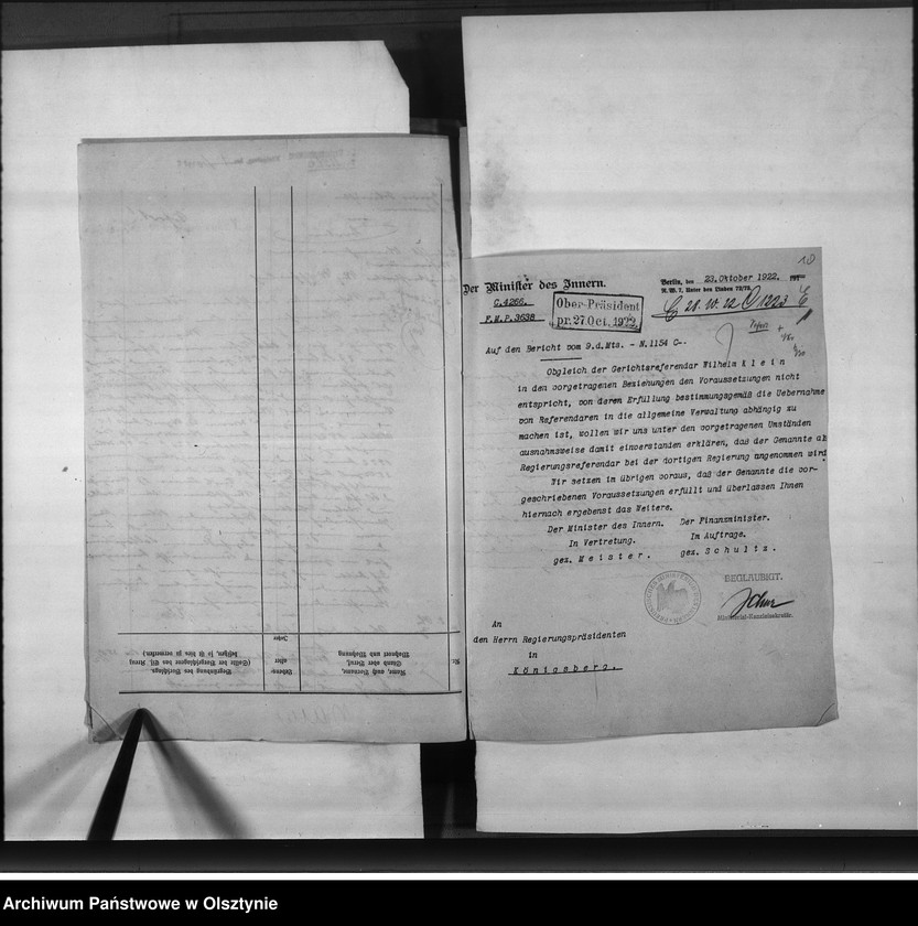 image.from.unit.number "Regierungs-Referendar Klein [Wilhelm]"