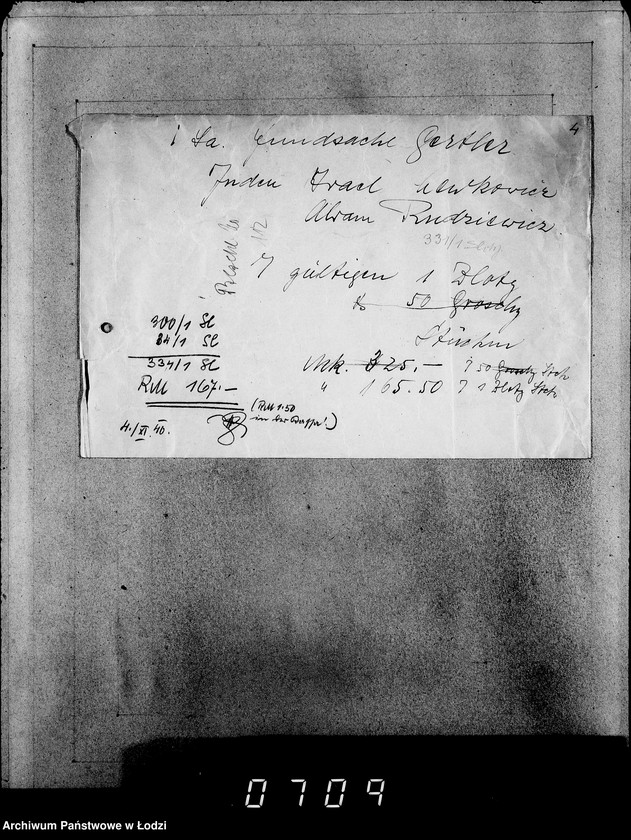 Obraz 8 z jednostki "Korrespondenz mit dem Aeltesten der Juden"