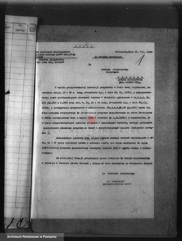 image.from.unit.number "Las majętności Parczew powiat ostrowski"