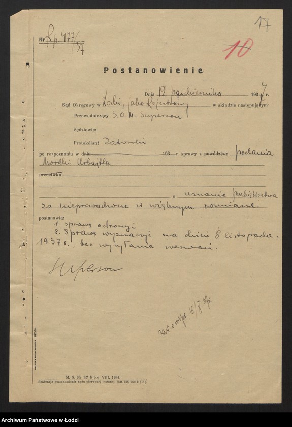 Obraz 19 z jednostki "Mordka Urbajtel- sprzedaż manufaktury"