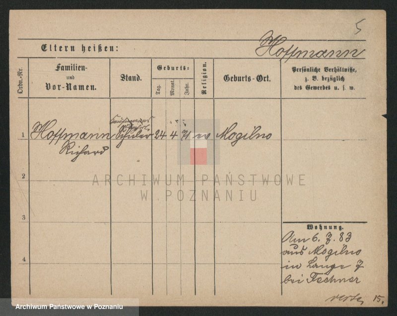 Obraz 5 z jednostki "Hofman (samotni mężczyźni)"