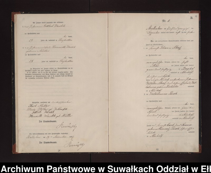 image.from.unit.number "Heiraths-Neben-Register des Preussischen Standes-Amtes Neuhoff Kreis Loetzen"