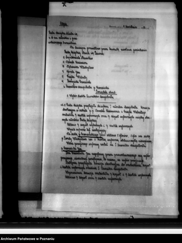 Obraz 15 z jednostki "Członkowie magistratu i rady miasta Krzywinia"