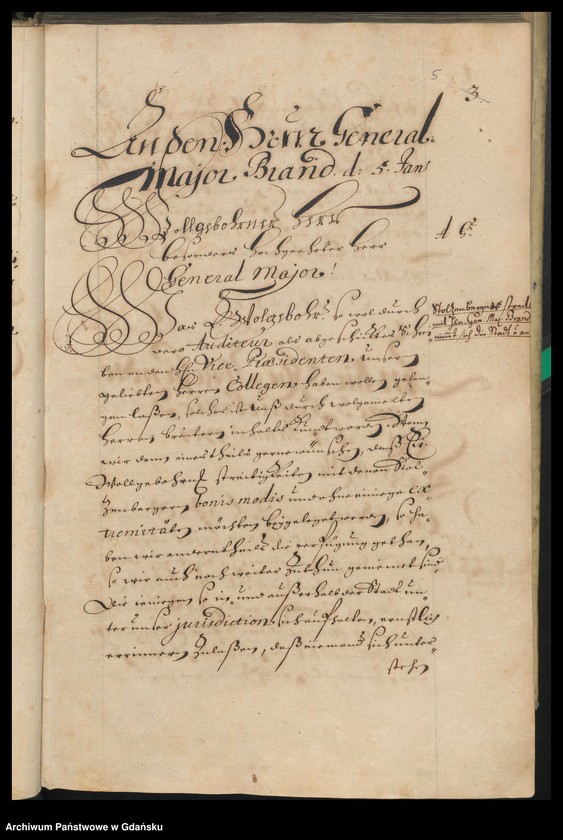 image.from.unit.number "Literae Senatus Civitatis Gedanensis de Anno 1701. Index materiarum Anno 1701 expeditarum. Index literarum Anno 1701 expeditarum [adresatów]"