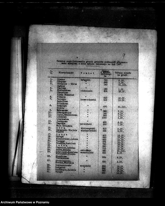 Obraz 13 z jednostki "/Przymusowy wykup majątku Łężce powiatu międzychodzkiego/"