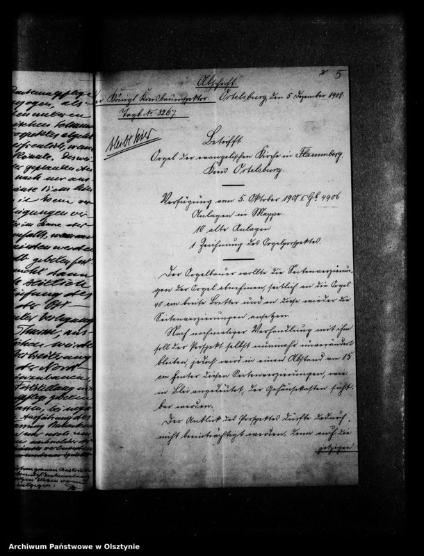 image.from.unit.number "Flammberg / Opalenietz /, evangelische Kirche"