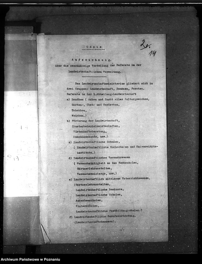 Obraz 18 z jednostki "Sprawy gospodarcze-ogólne Organizacja Departamentu [biurowa]"