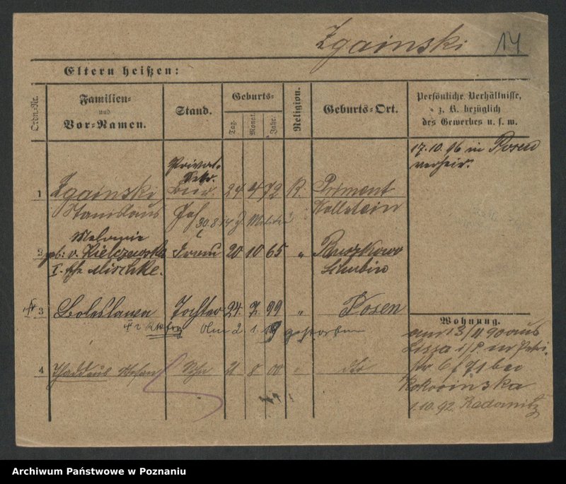 Obraz 16 z jednostki "Zgacinska - Zitzewitz"