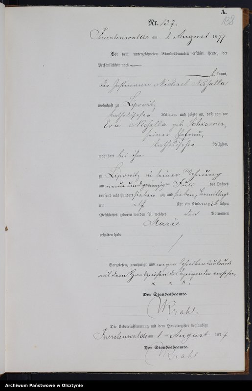 image.from.team "Urząd Stanu Cywilnego w Księżym Lasku pow. szczycieński"
