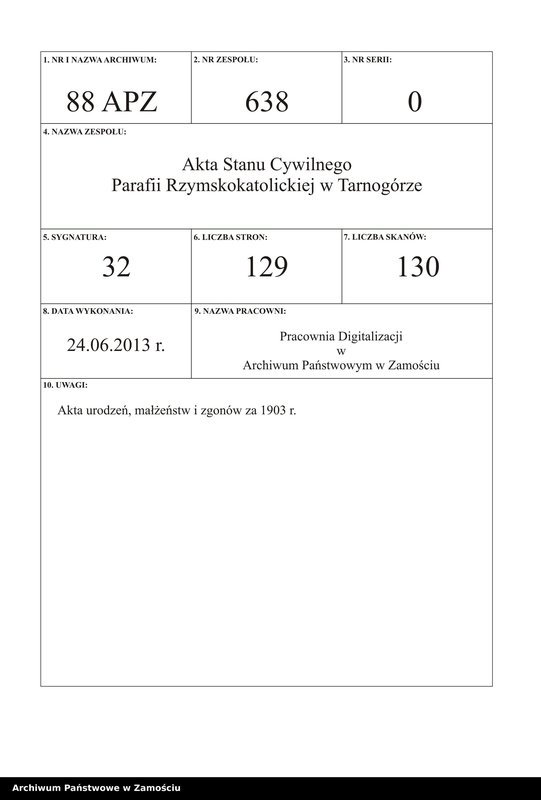 image.from.unit.number "Akta urodzeń, małżeństw, zgonów"