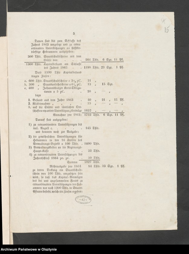 image.from.unit.number "Acta des 17ten Provinzial-Landtages der Stände des Königreichs Preußen betreffend das Hebammen Wesen in den Regierungs Bezirke Königsberg [Królewiec] und Gumbinnen [Gąbin]"