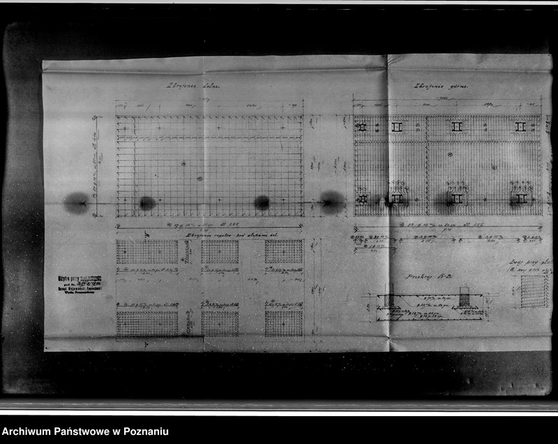 Obraz 16 z jednostki "Obliczenia statystyczne rusztu, słupów, stopy fundamentowej pod turbiną, stropu i dachu w hali turbinowni Cukrowni we Wrześni Spółka Akcyjna"