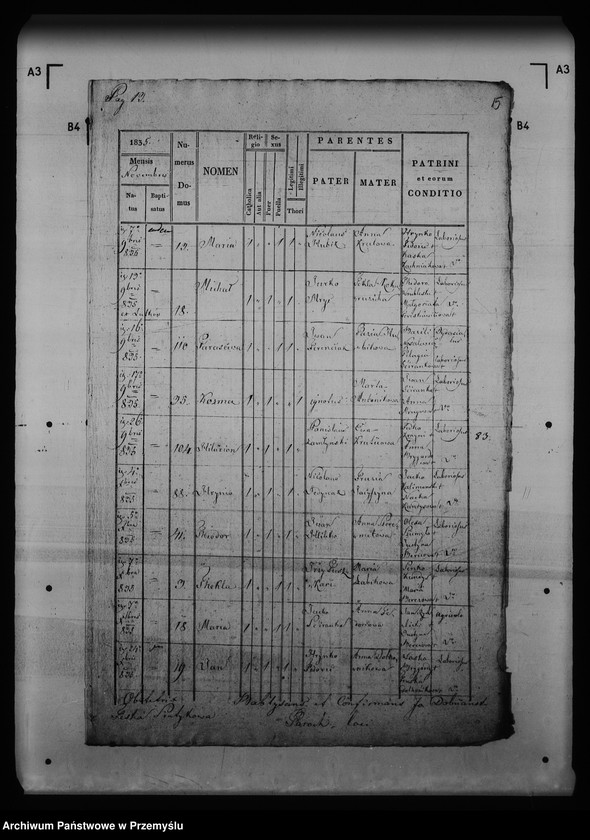image.from.unit.number "[Kopie ksiąg metrykalnych parafii Bolanowice z filiami Tamanowice, Złotkowice (dekanat Mościska)]"