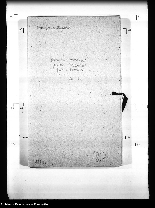 Obraz 4 z jednostki "[Kopie ksiąg metrykalnych parafii Rozdżałów z filią Korczyn (dekanat Tartaków)]"