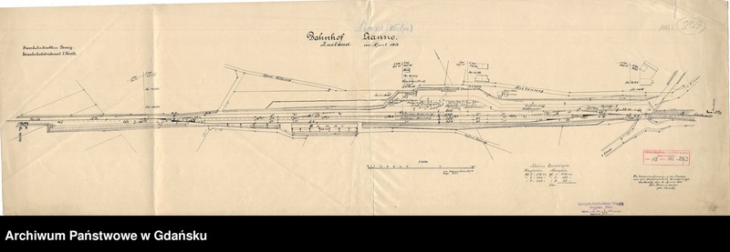 image.from.unit.number "Eisenbahndirektion Danzig. Eisenbahnbetriebsamt 3 Konitz. Bahnhof Lianno. Zustand vom April 1913"