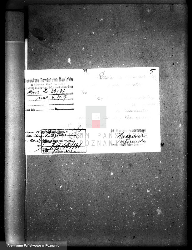 Obraz 9 z jednostki "/Przebudowa młyna A. Hennigera w Śmiglu, pow. kościański/"