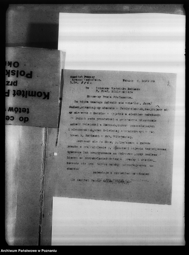 Obraz 6 z jednostki "Korespondencja dotycząca uchodźców."