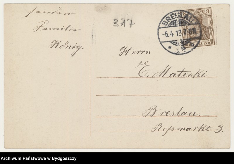 image.from.unit.number "Frohe Ostern. [Portret dziecka z bazią i koszyczkiem jajek w ręku]"