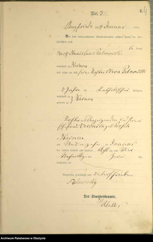 image.from.unit.number "Sterbe-Haupt-Register Nr 1 - 64"