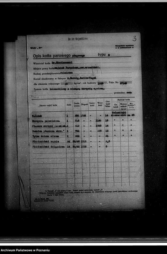 Obraz 7 z jednostki "Majątek Paruszewo powiat wrzesiński własność Dr Błociszewskiego nr woj. kotła 6362"