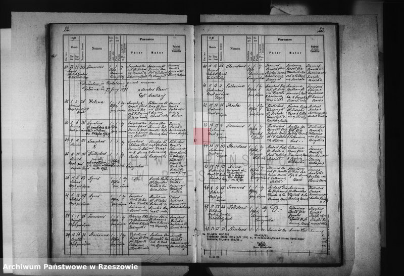 image.from.unit.number "Księga zapowiedzi , małżeństw , urodzeń i zgonów - Połomia, Baryczka, Glinik Charzewski, Glinik Zaborowski, Piekarówka i Wyżne za 1891 rok"