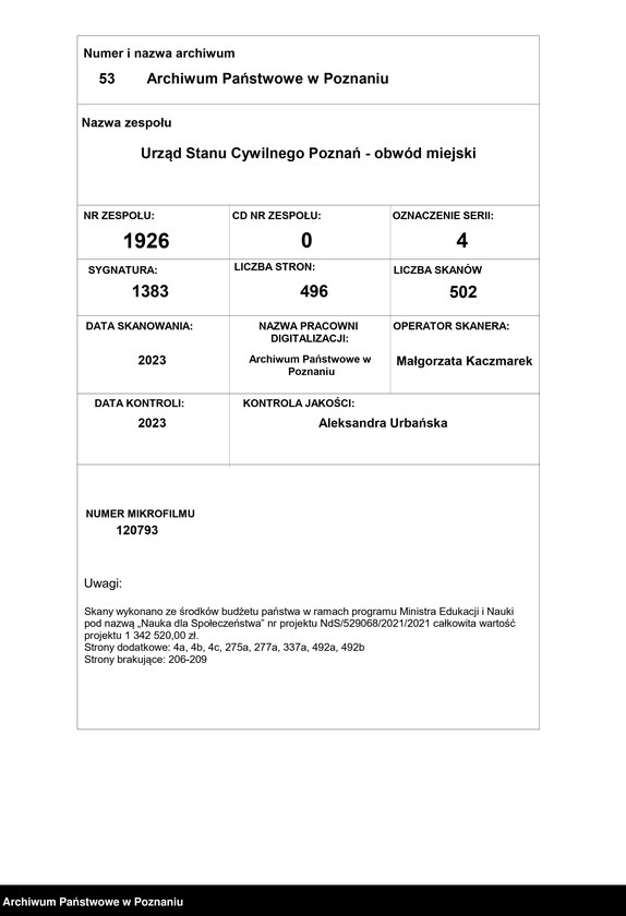 Obraz 2 z jednostki "Die von den Verlobten beigebrachten Urkunden zur Eheschliessung pro 1900"