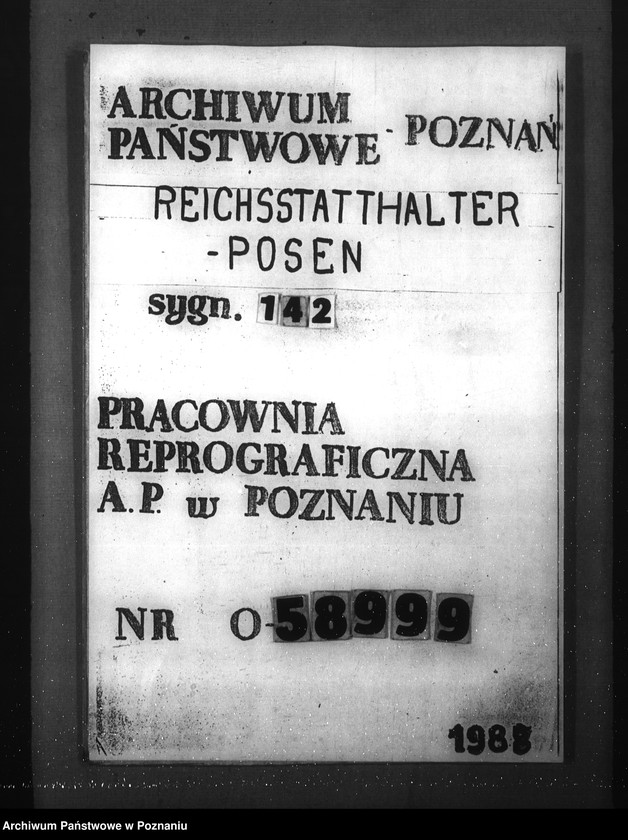 Obraz 1 z jednostki "Aktenverzeichnis- Personalhauptamt"