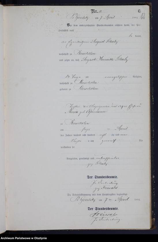 image.from.unit.number "Sterbe-Neben-Register Nr 1 - 42"