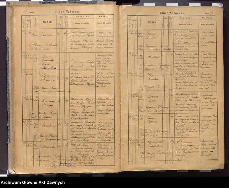 image.from.unit.number "Parafia: Lwów, par. św. Marcina. Dekanat: Lwów. Księga metrykalna urodzeń, ślubów i zgonów dla parafii miejskiej i przedmieść: Zamarstynów i Zniesienie."