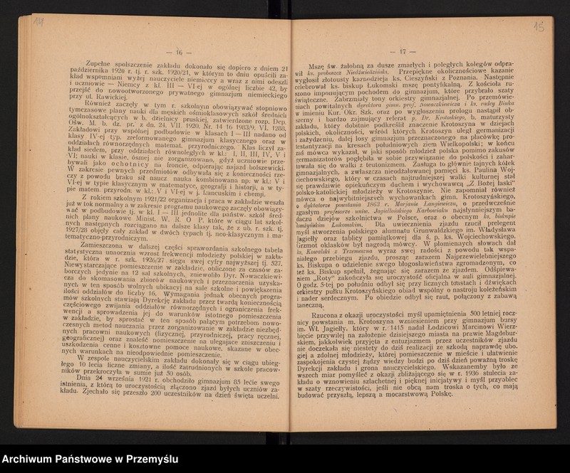 image.from.unit.number "I Sprawozdanie Dyrekcji Państwowego Gimnazjum im. ks. H. Kołłątaja w Krotoszynie za I-sze dziesięciolecie zakładu w niepodległej i wolnej Ojczyźnie (1919-1929)"