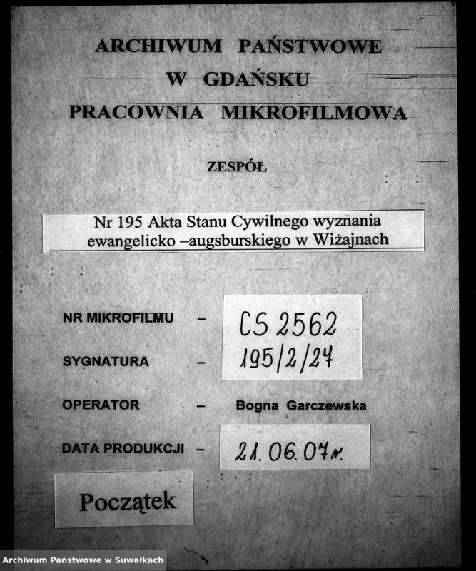 image.from.unit.number "Dokumenty k aktam o brakosočetavšichsja v Evangeličesko-Augsburgskom Vižajnskom Prichode v 1872 godu"