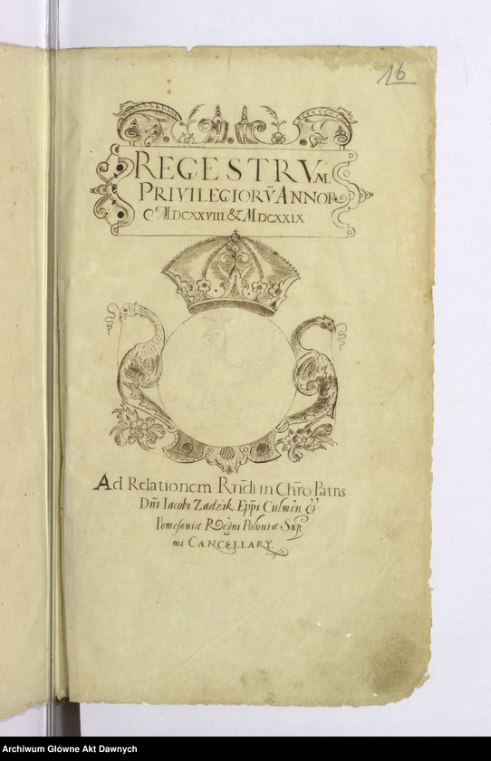 Obraz 4 z kolekcji "Ozdobne karty ksiąg Metryki Koronnej111"