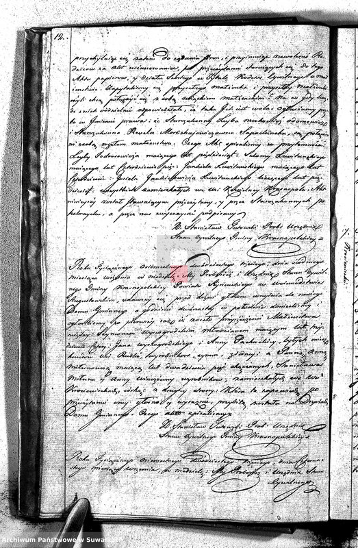 image.from.unit.number "Akta Zaślubionych Gminy Krasnopolskiey R-ku 1823. Powiat Seyneński. Województwo Augstowskie."