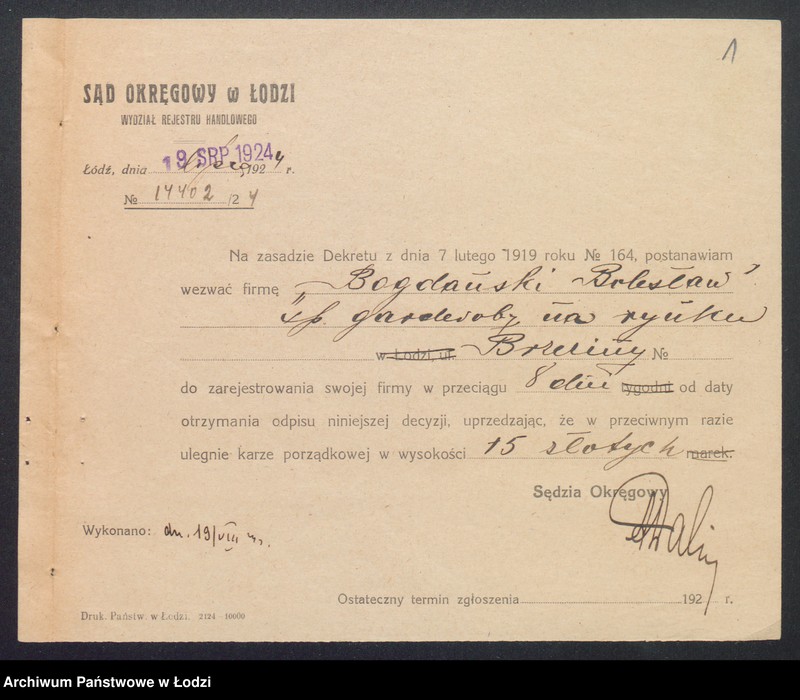 Obraz 3 z jednostki "Bolesław Bogdański – sprzedaż gotowych ubiorów. Brzeziny"