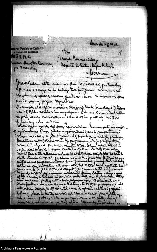 Obraz 5 z jednostki "Scalanie wsi Nowa-Wieś Cienińska powiatu konińskiego"